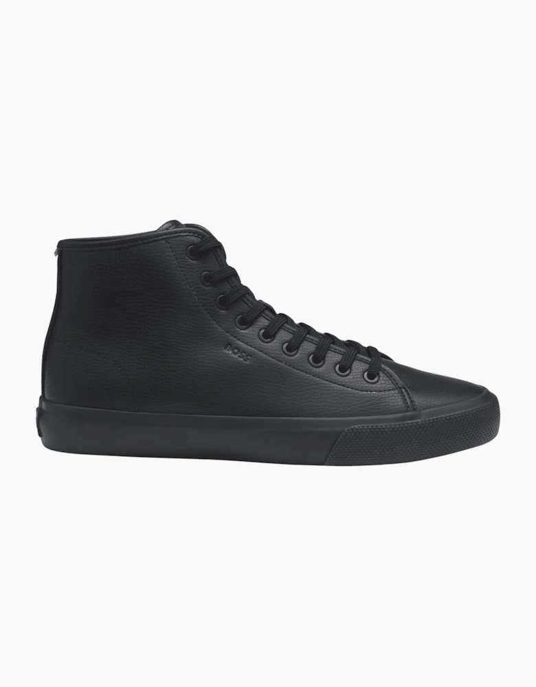 Aiden Triple Black High Top Trainer