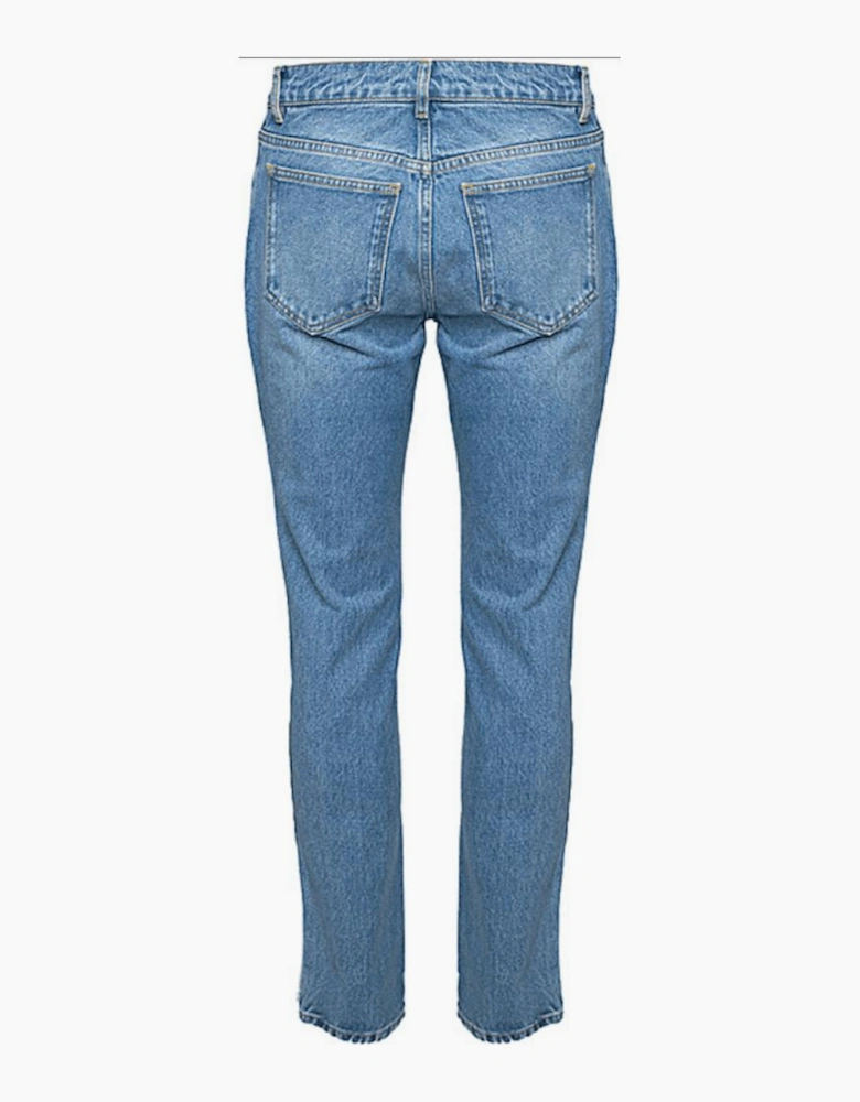 Cotton Light Blue Wash Slim Fit Jeans