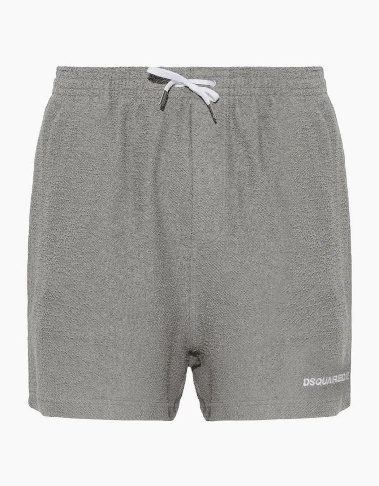 Grey Fleece Towel Shorts