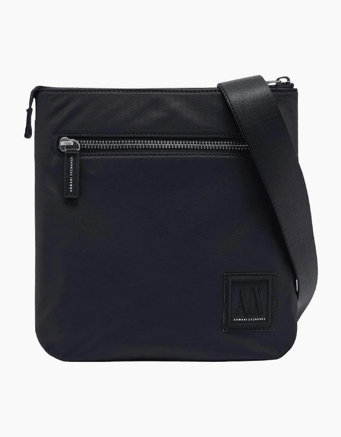 Nylon Icon Logo Navy Side Bag
