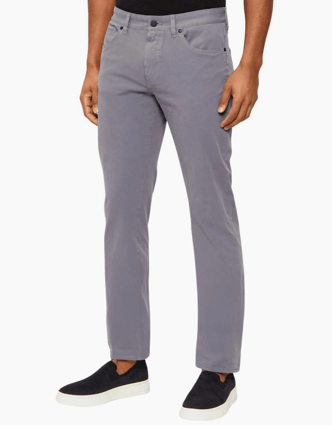 Boss Hugo Boss Men's H-Delaware5 Slim Fit Lightweight Blue/Grey Trousers