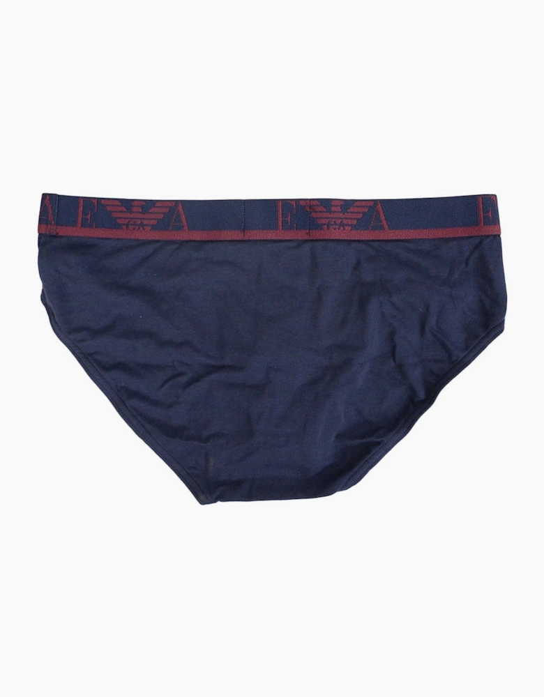 Cotton Navy Boxer Brief