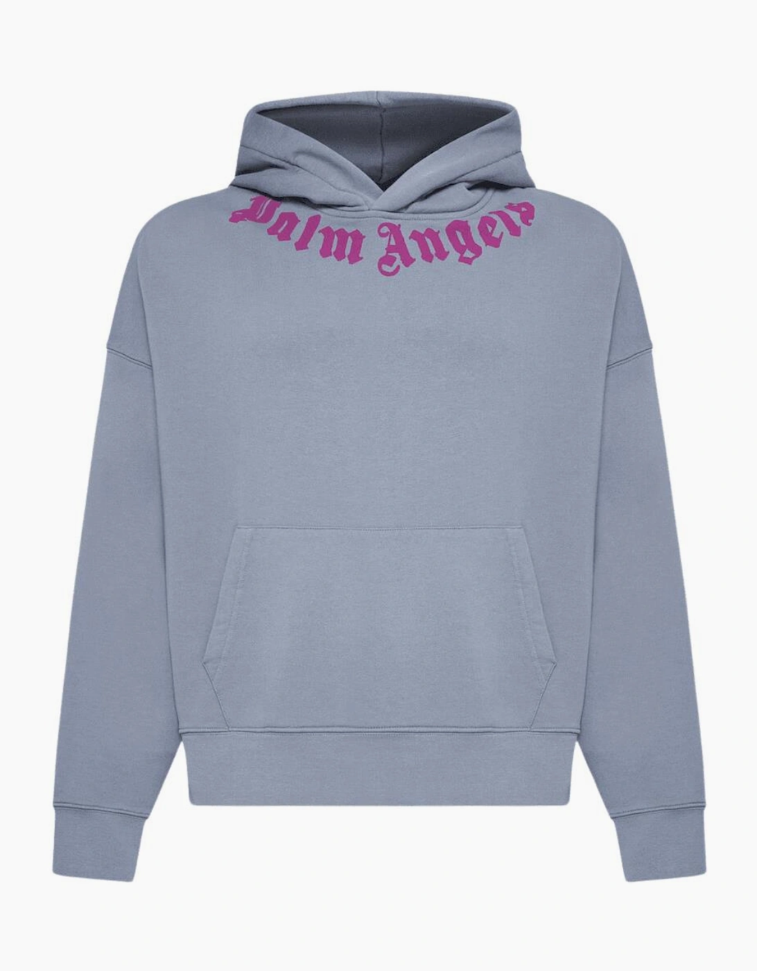 Neck Logo Blue/Pink Pullover Hoodie