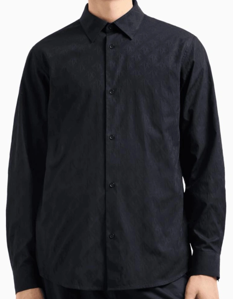 Monogram Logo Deep Navy Shirt