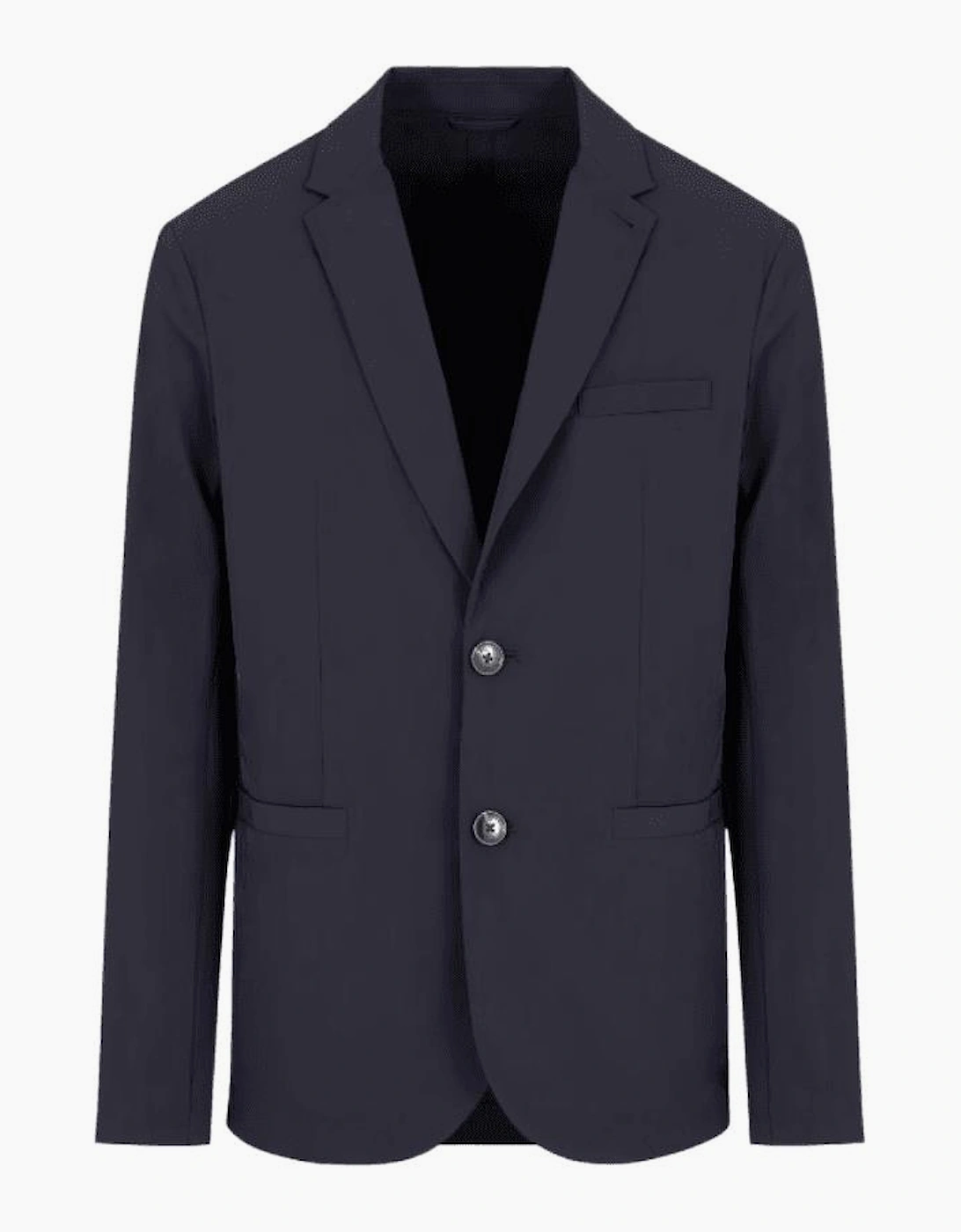 Technical Fabric Nylon Navy Blazer