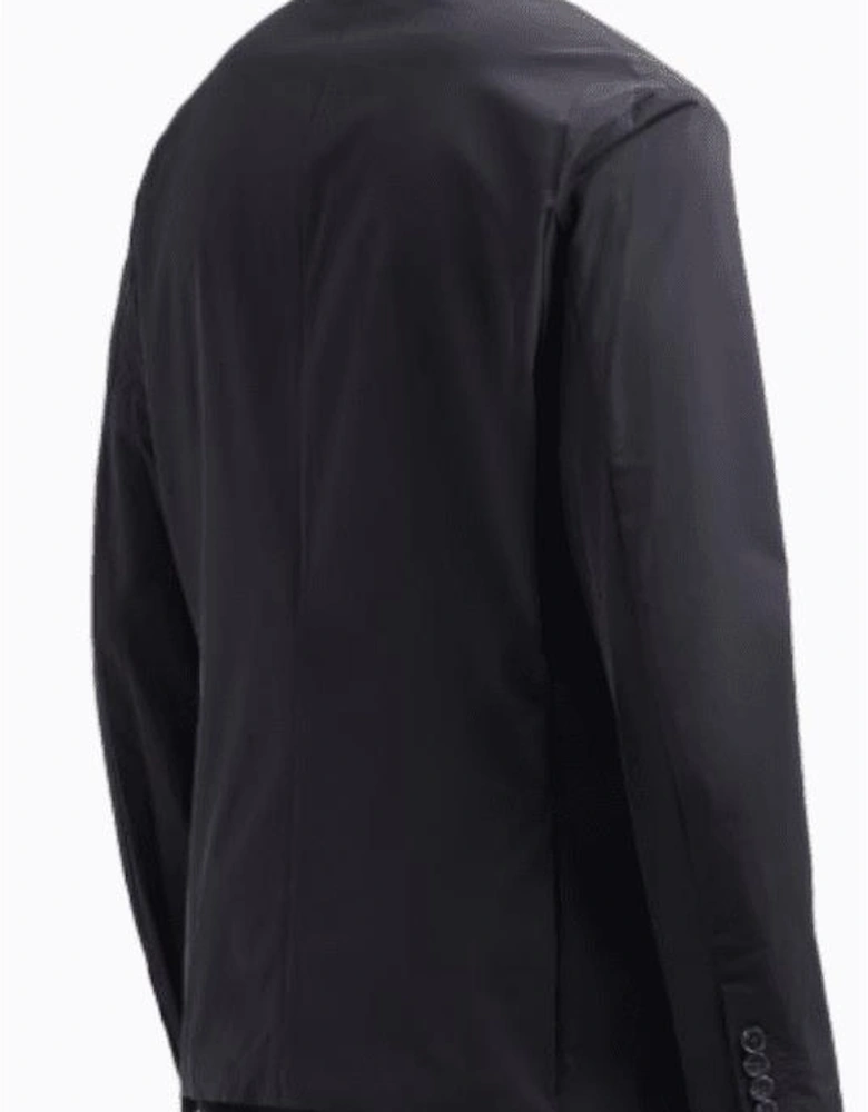 Technical Fabric Nylon Navy Blazer