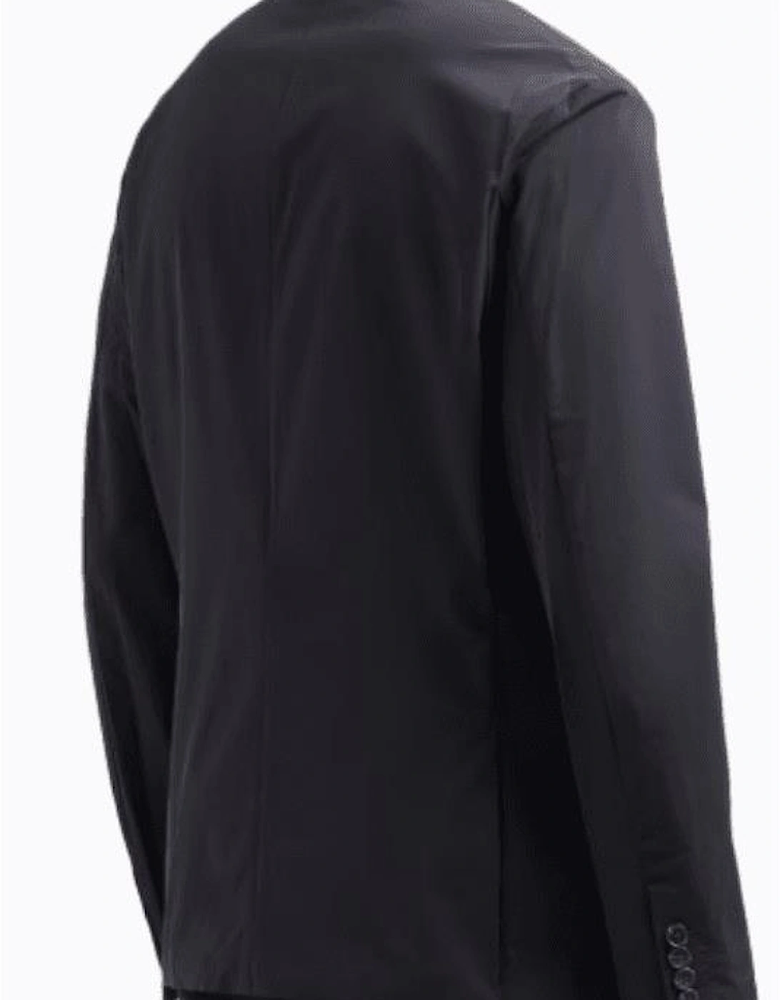 Technical Fabric Nylon Navy Blazer