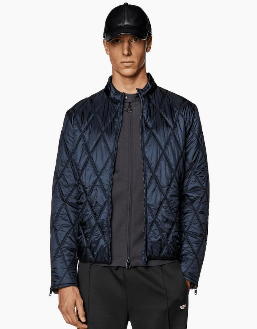 J-NIEL Navy Down Puffer Jacket