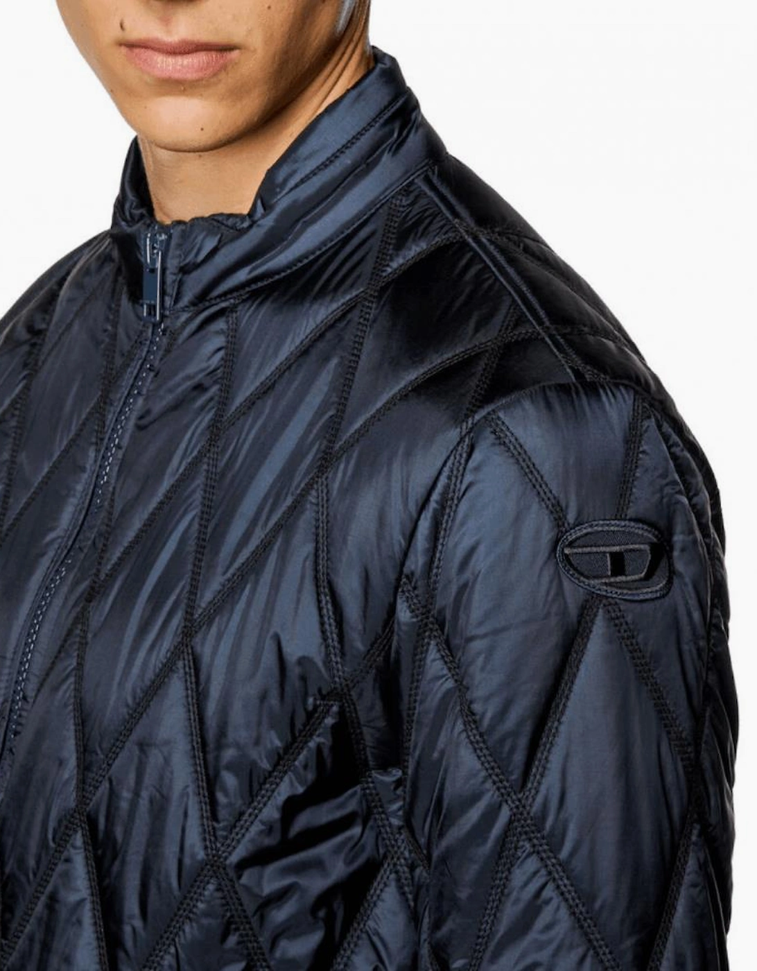 J-NIEL Navy Down Puffer Jacket