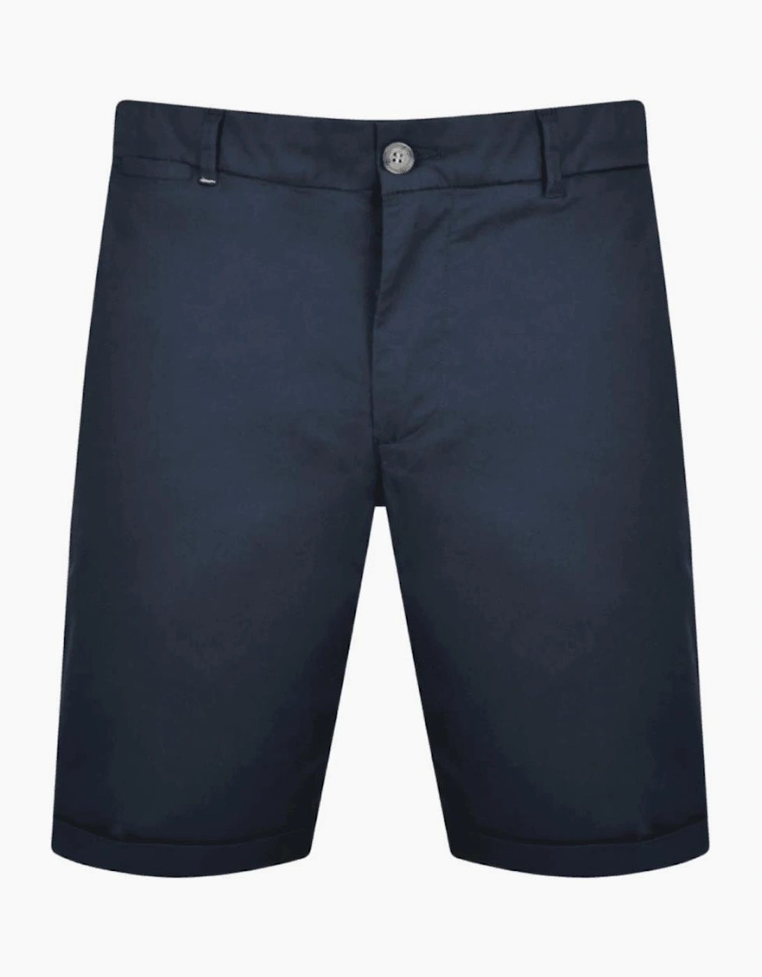 Canvas Navy Cotton Chino Shorts