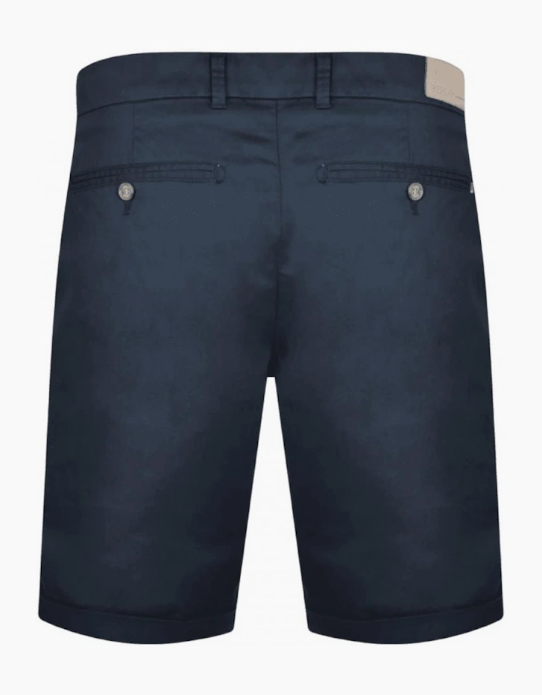 Canvas Navy Cotton Chino Shorts