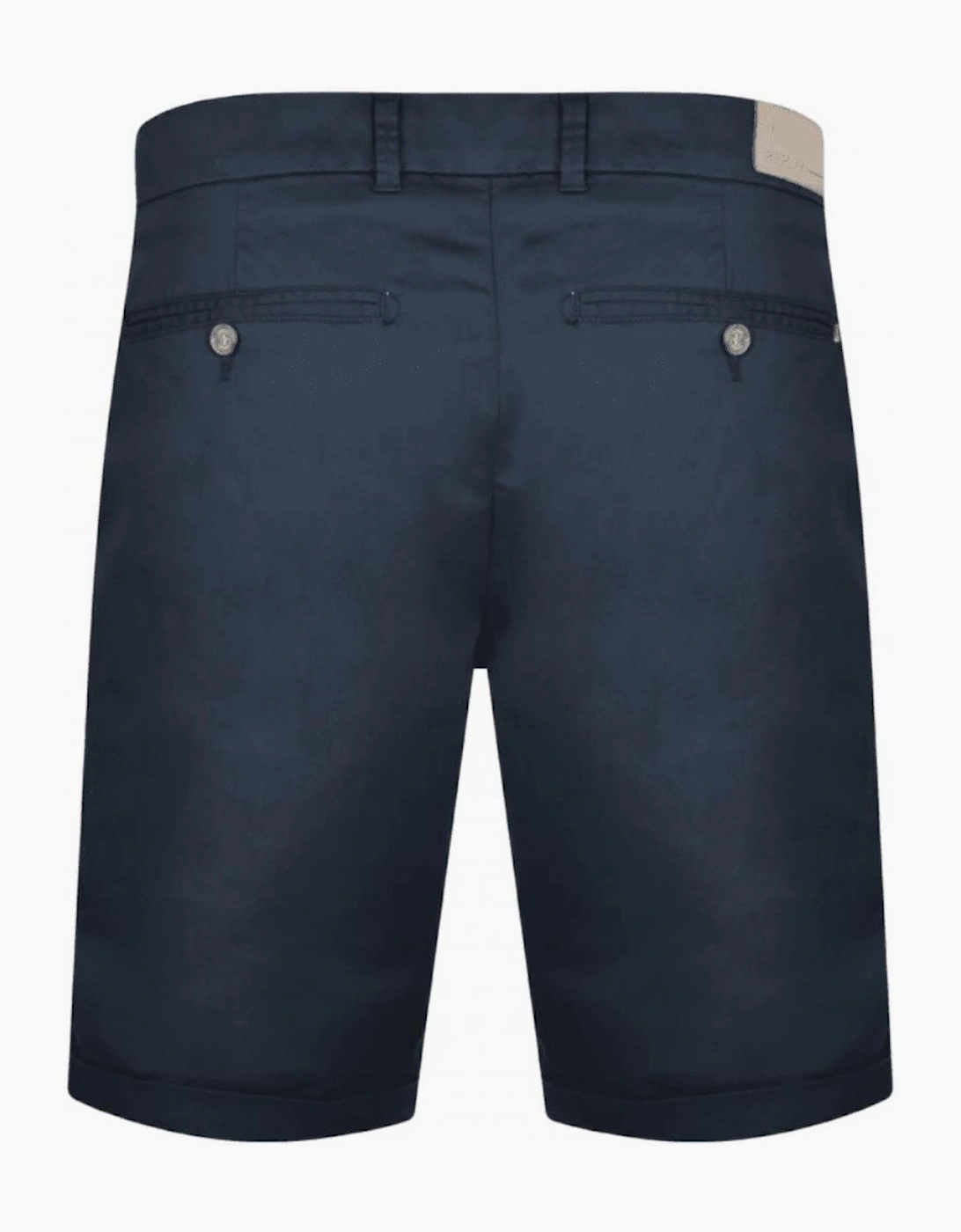 Canvas Navy Cotton Chino Shorts