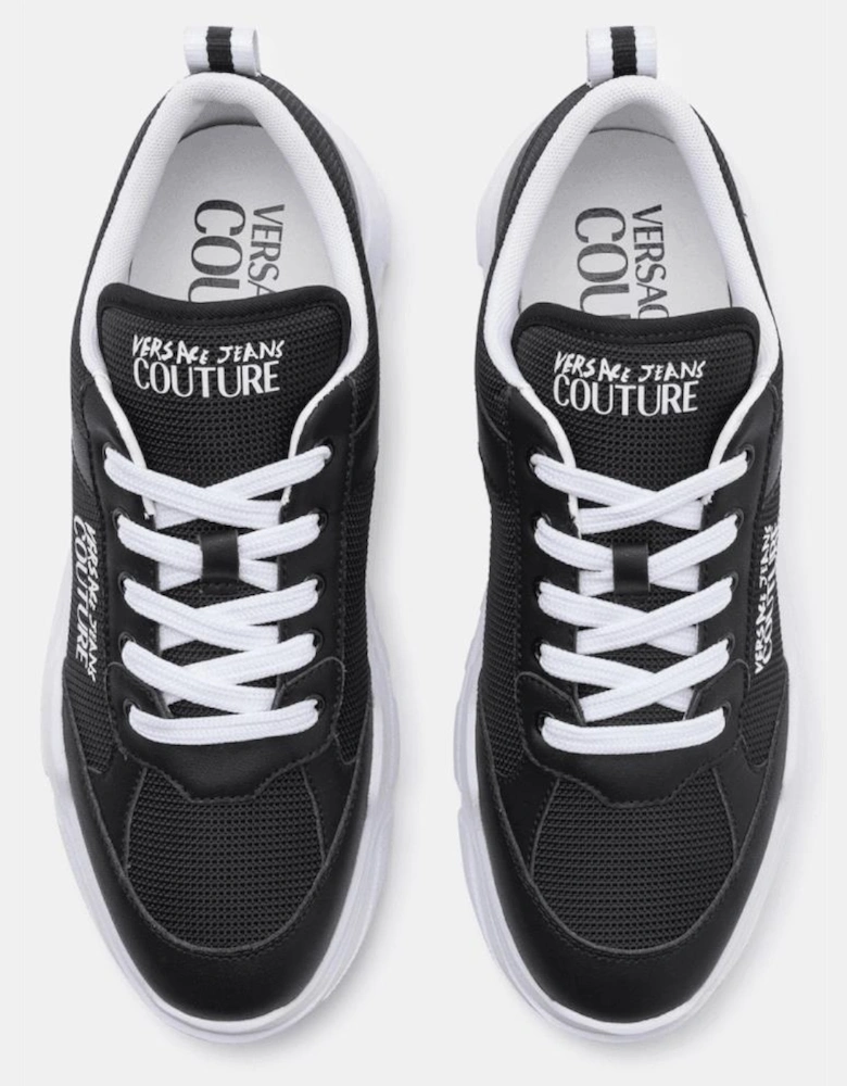 Speedtrack Black/White Sneaker Trainer