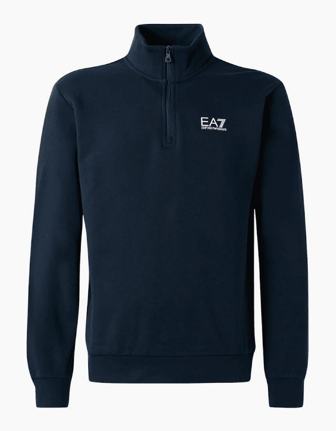 Core Logo Navy Quarter Zip Sweatshirt