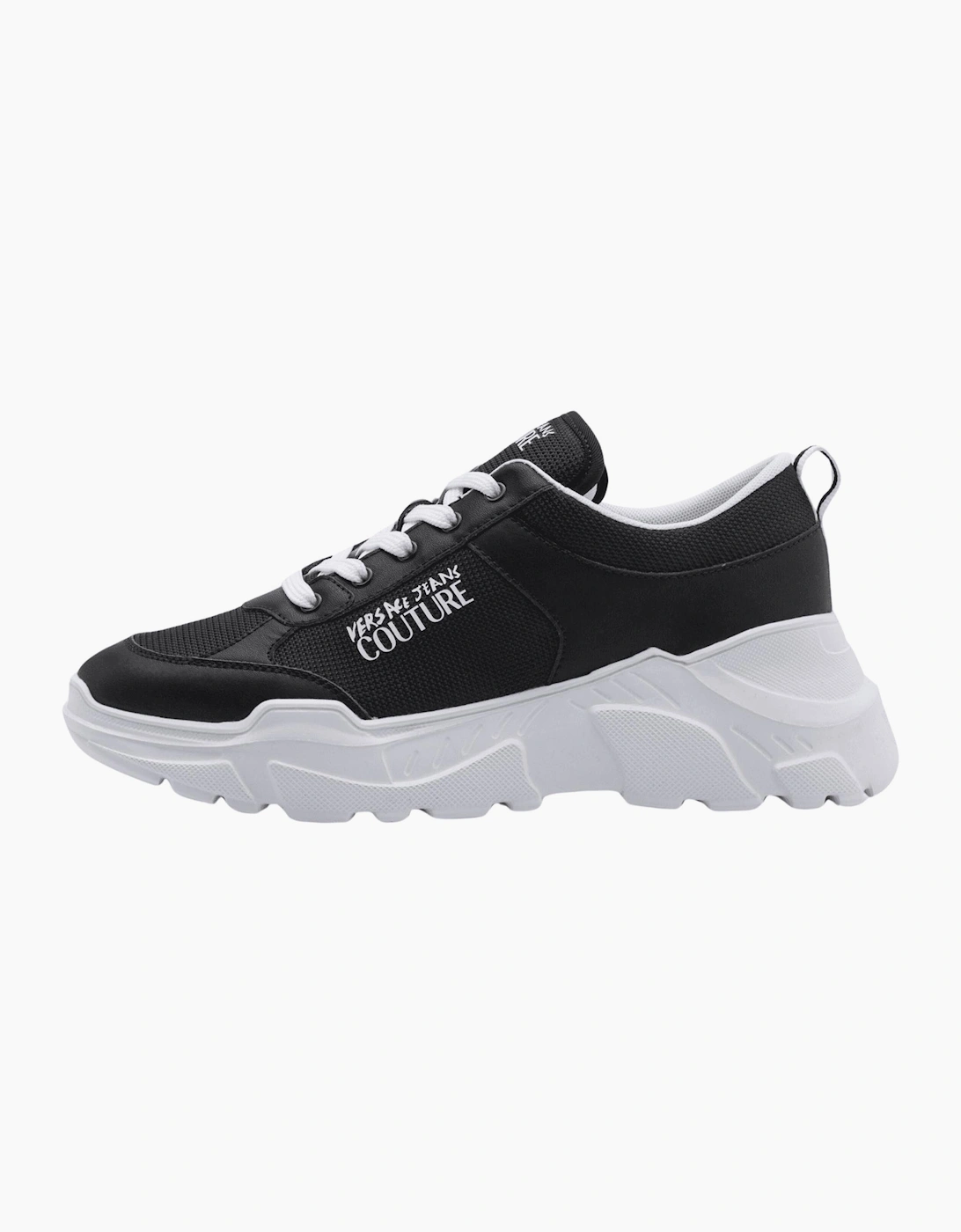 Speedtrack Black/White Sneaker Trainer