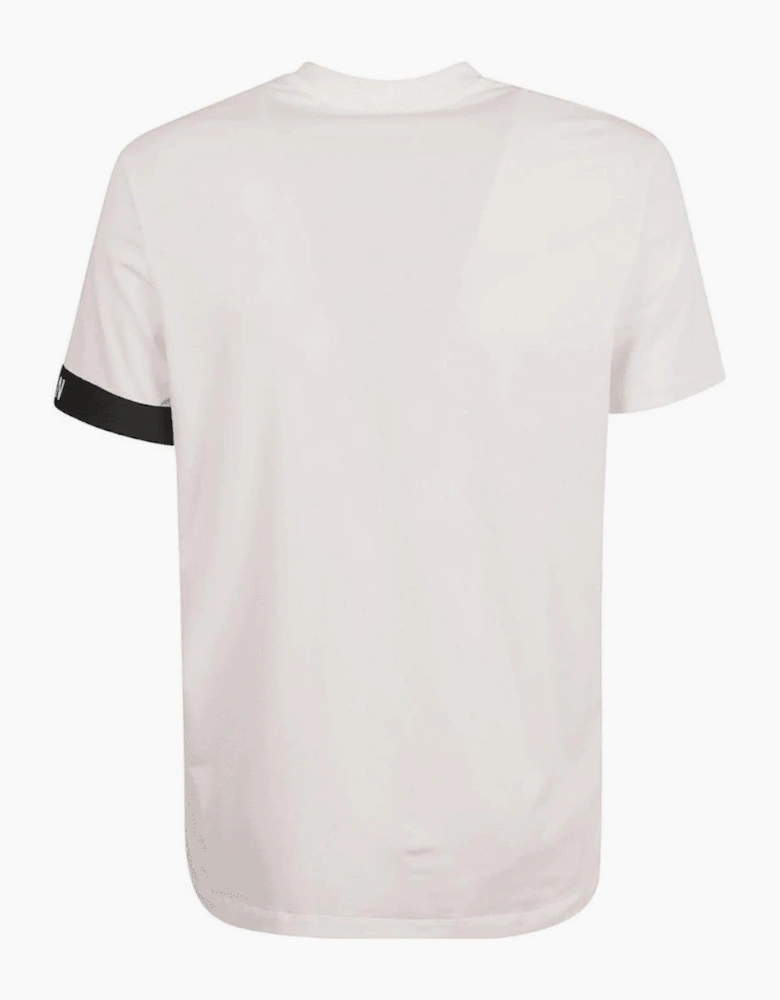 Icon Tape Logo Basic White T-Shirt