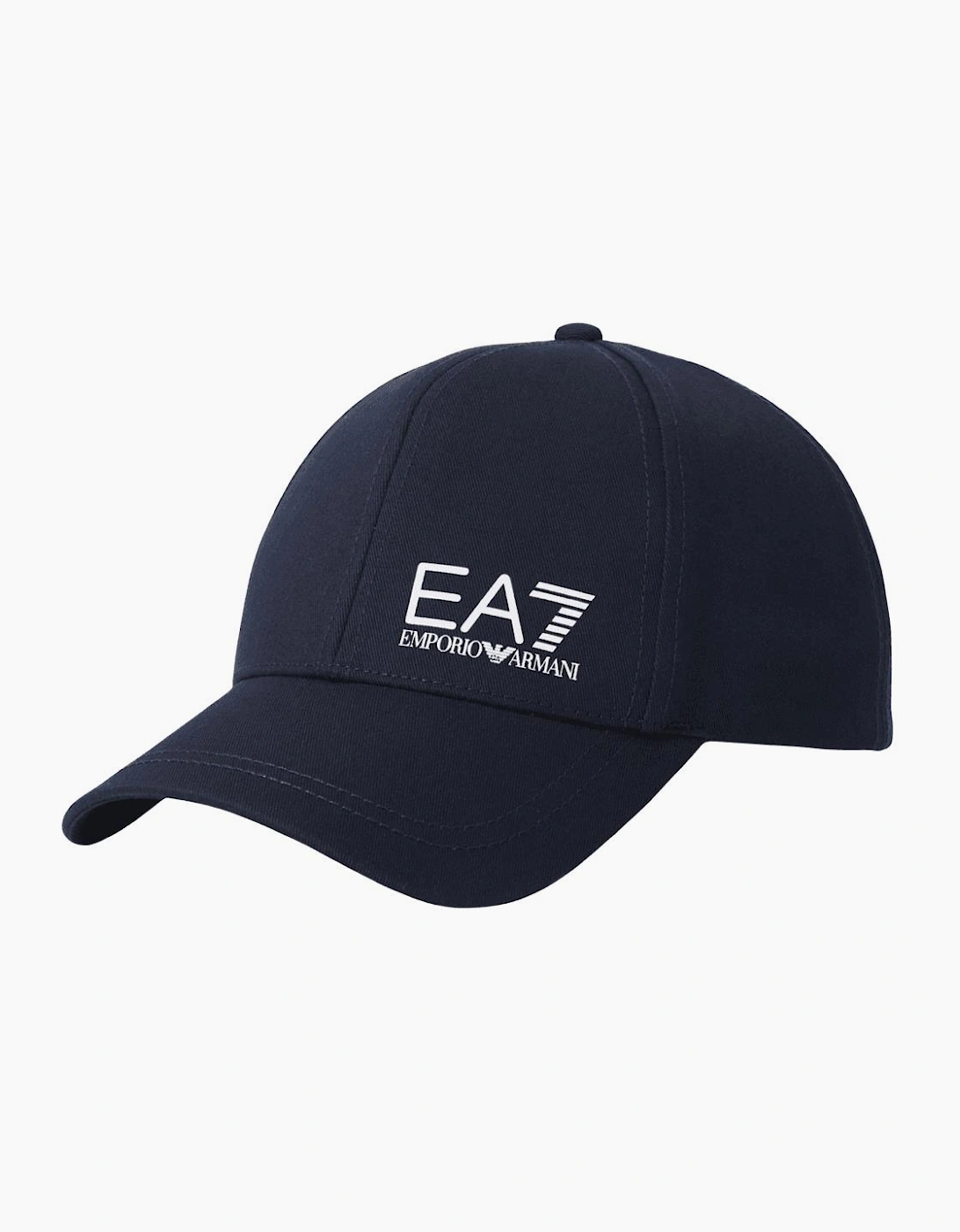 EA7 Men's Cotton Navy Baseball Cap - Size, One Size,