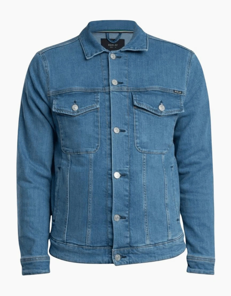 Mid Wash Blue Denim Jacket
