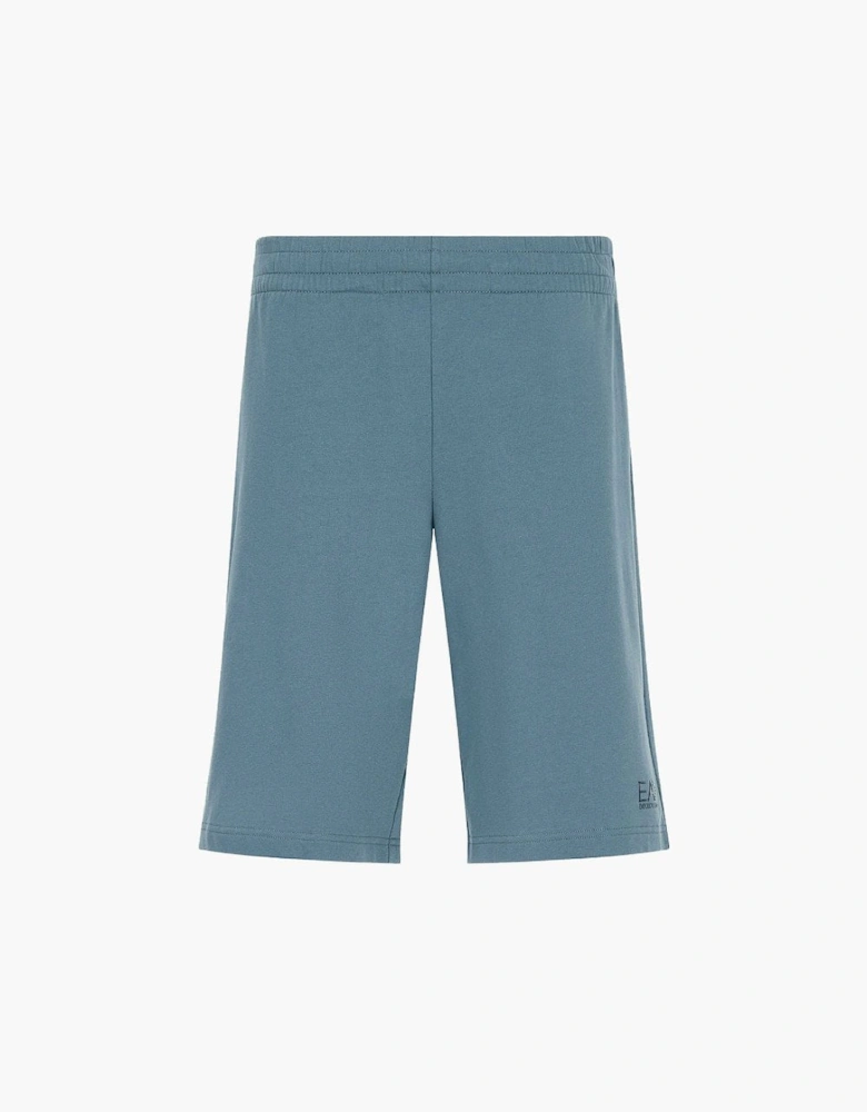 Cotton Basic Logo China Blue Shorts