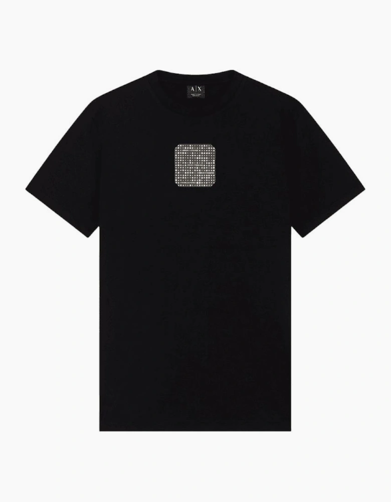 Regular Fit Foil Logo Black/Gold T-Shirt