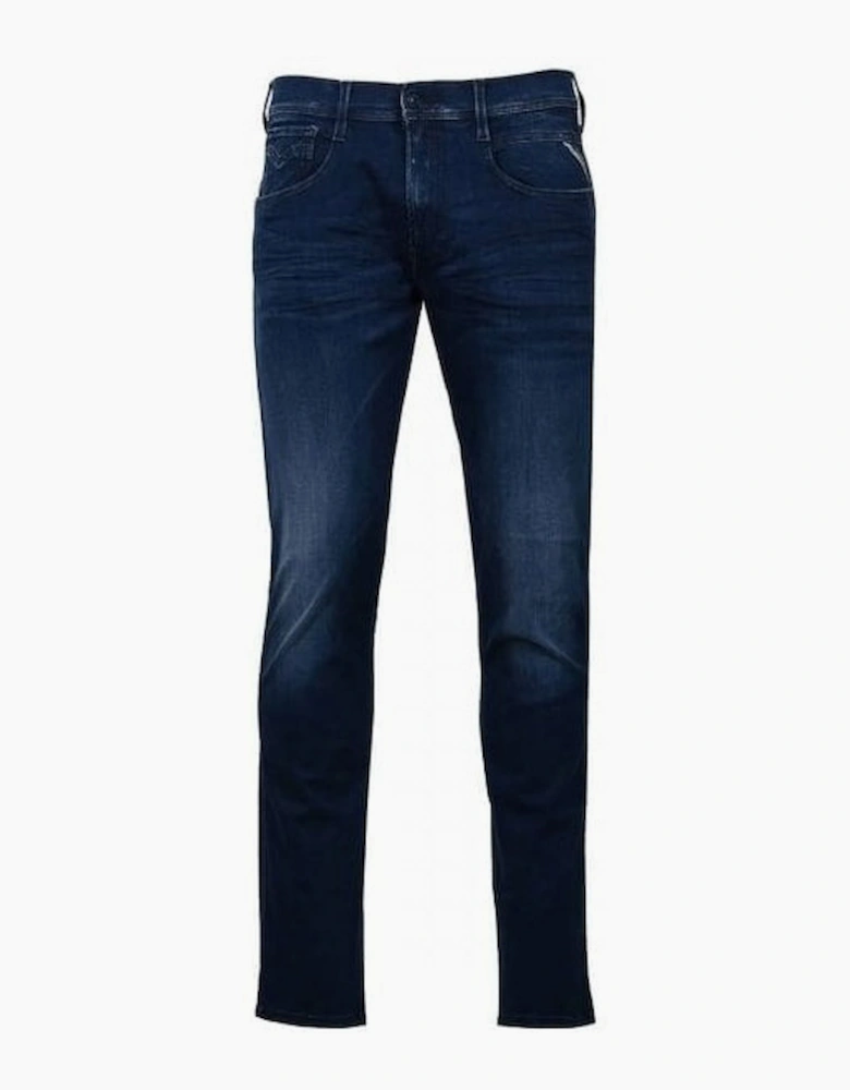 Anbass Hyperflex Mid Wash Slim Fit Jeans
