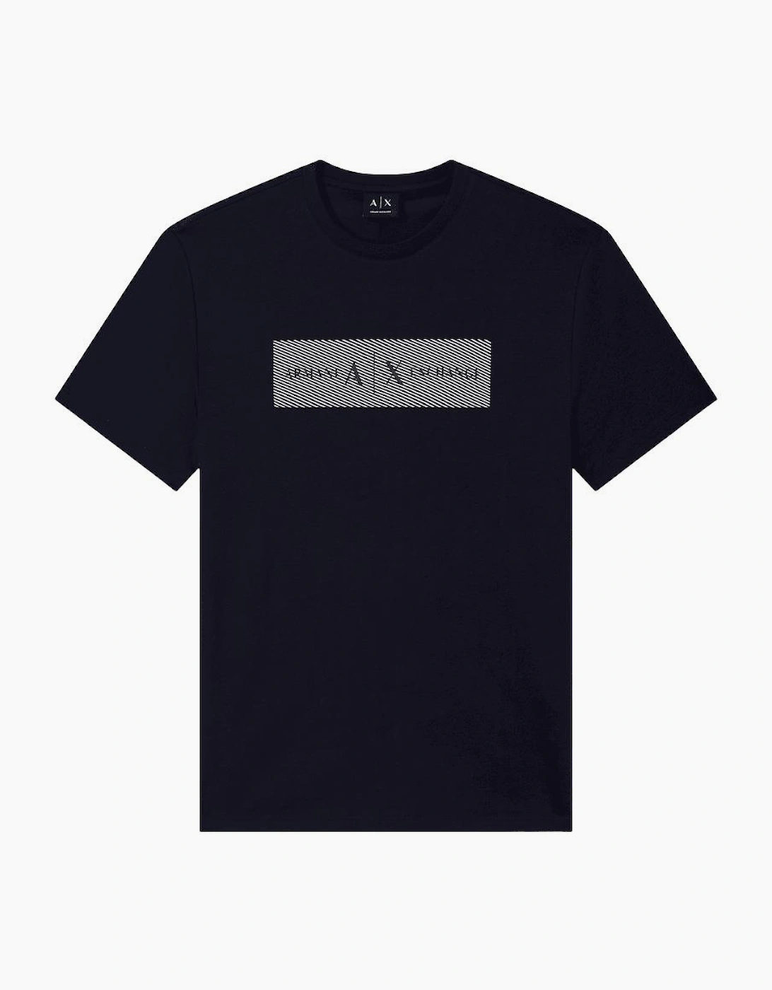 Slim Fit Graphic Logo Navy T-Shirt