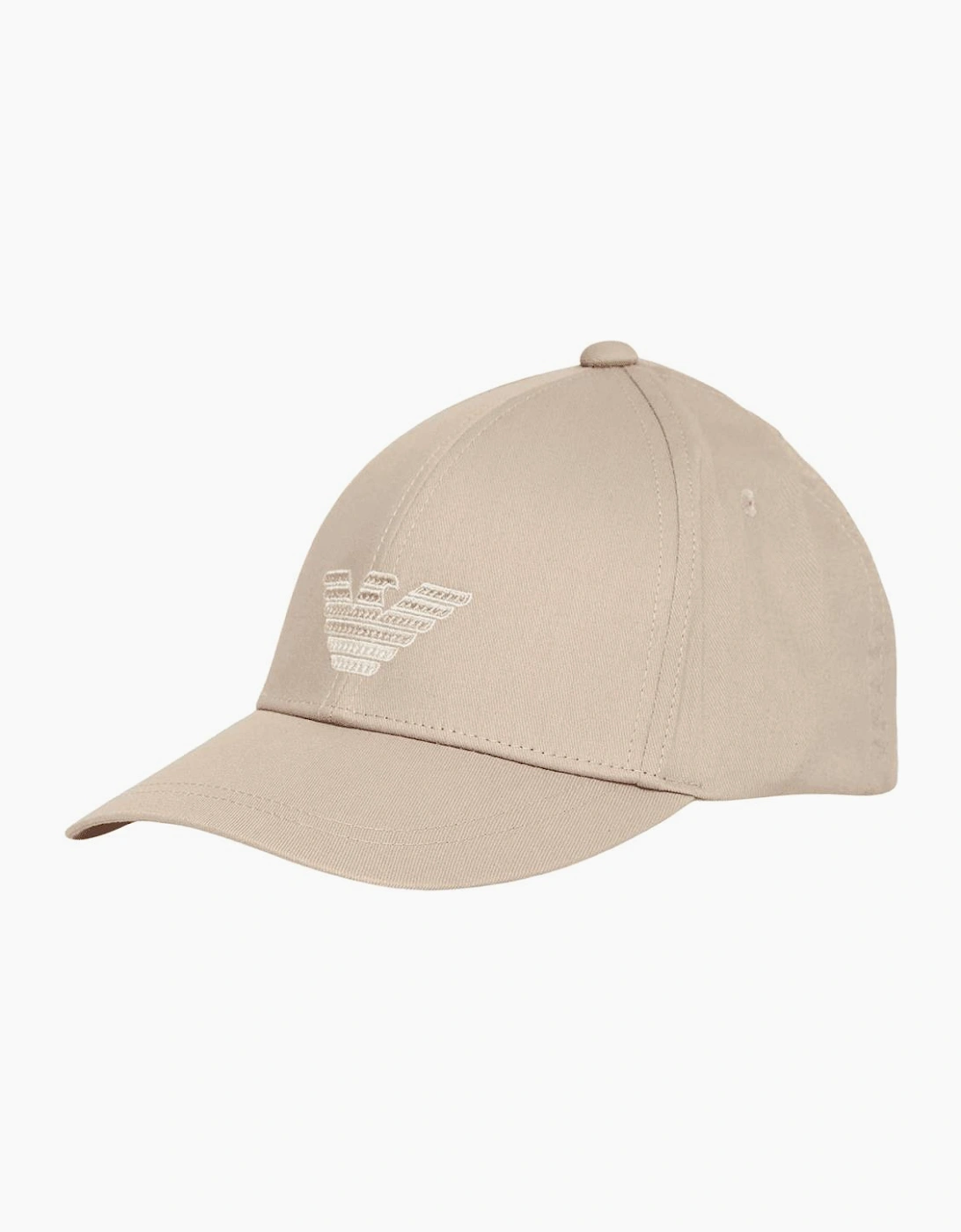 Embroidered Eagle Logo Beige Cap