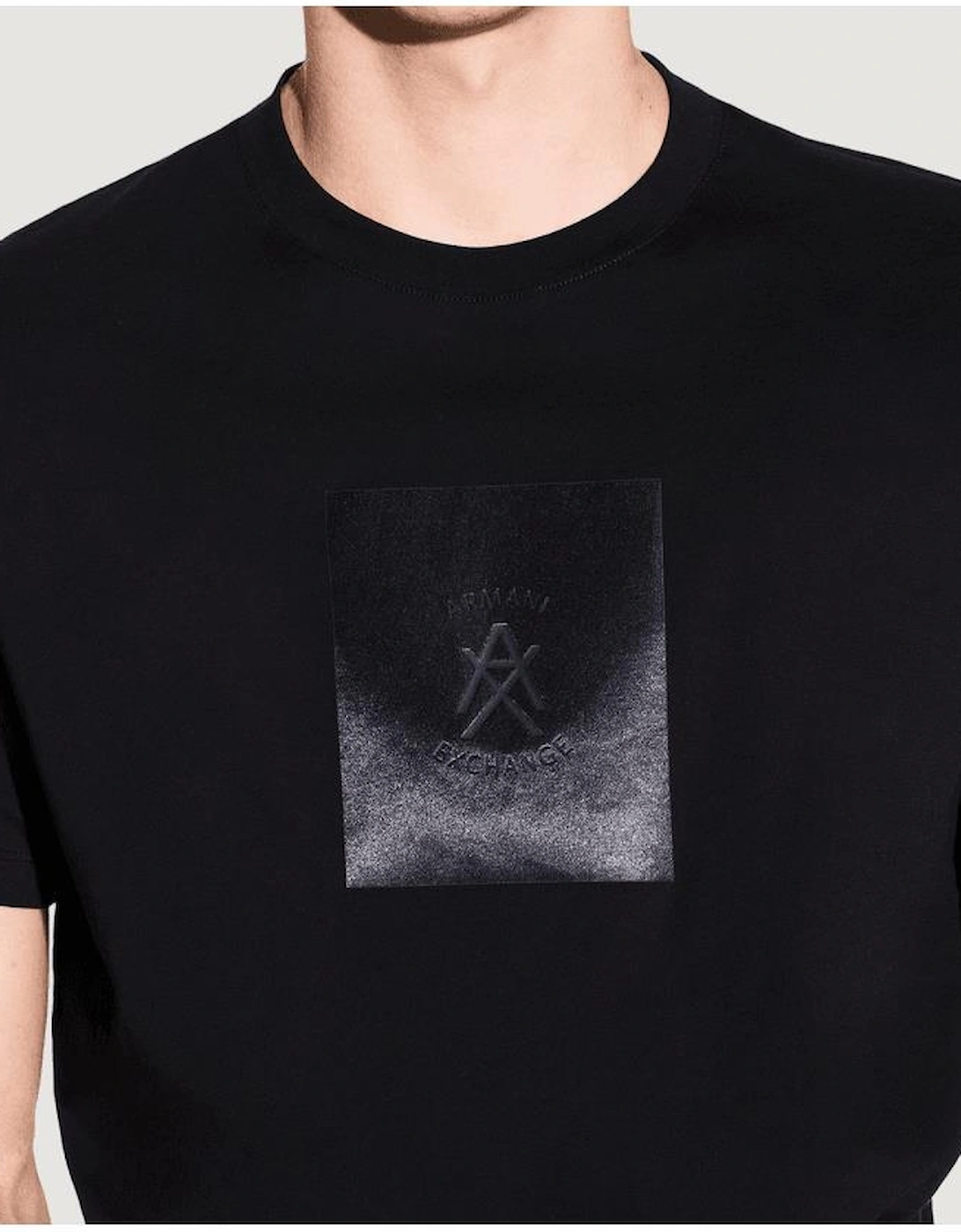 Regular Fit Graphic Logo Black T-Shirt