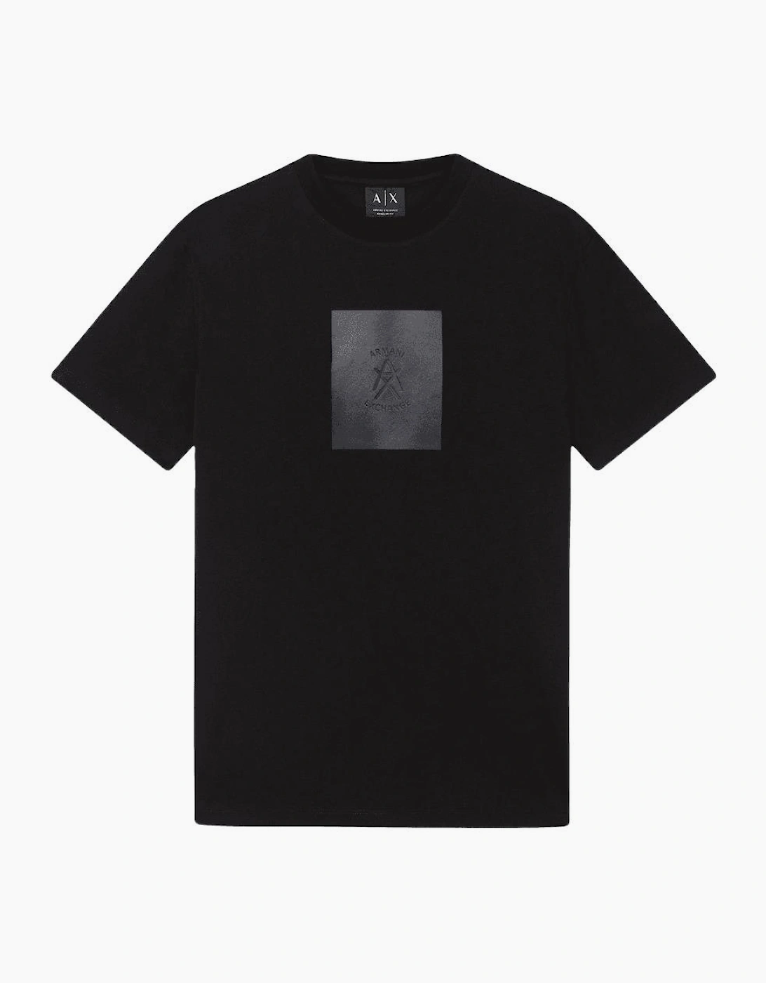 Regular Fit Graphic Logo Black T-Shirt