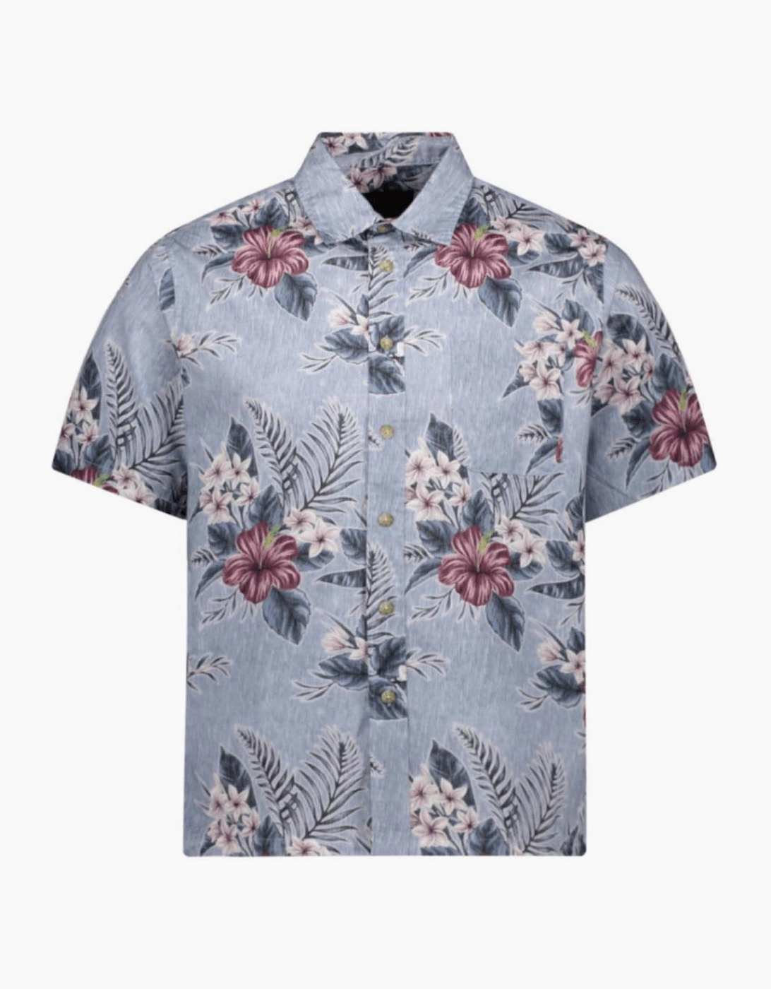Floral Cotton Beach Shirt