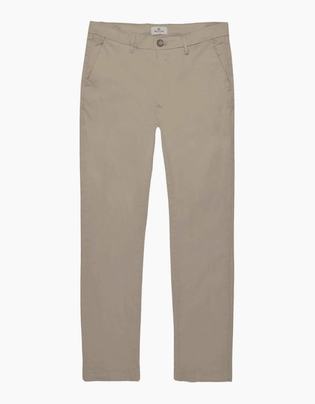 Aquascutum Aquascutum Men's Cotton Beige Slim Fit Chino - Cream