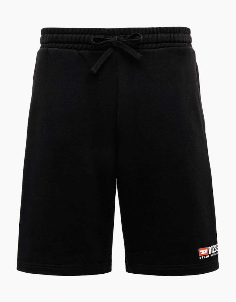 P-Crown-Div Cotton Black Shorts