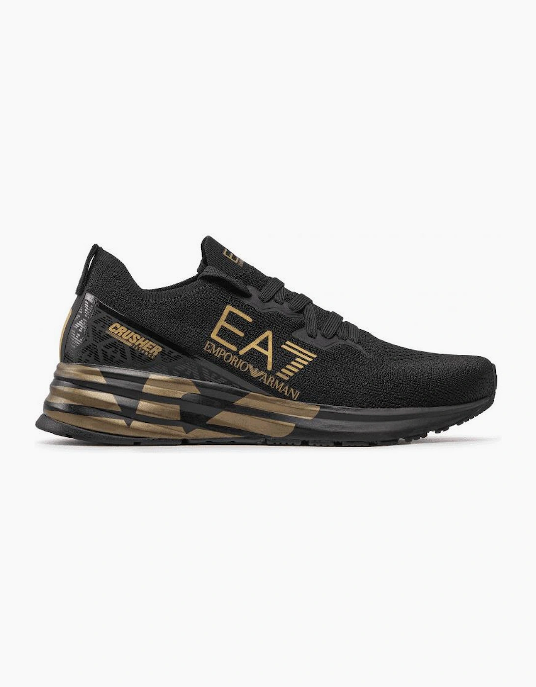 Crusher Black/Gold Sneaker Trainer