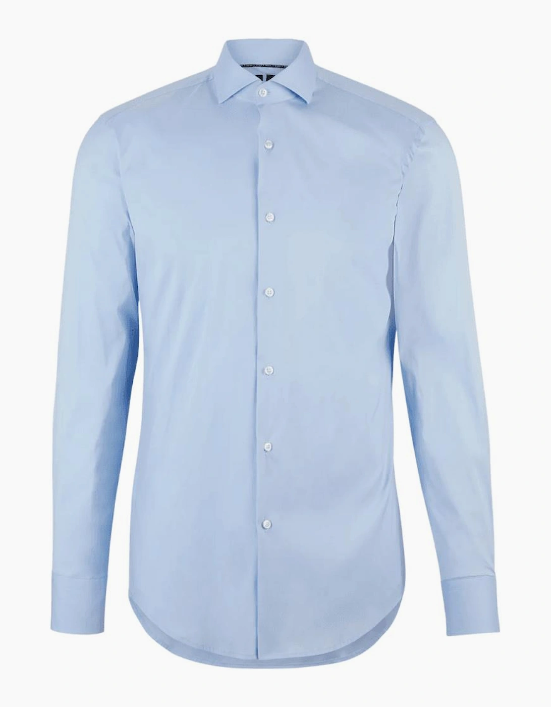 P-Hank-Spread Slim Fit Light Blue Shirt