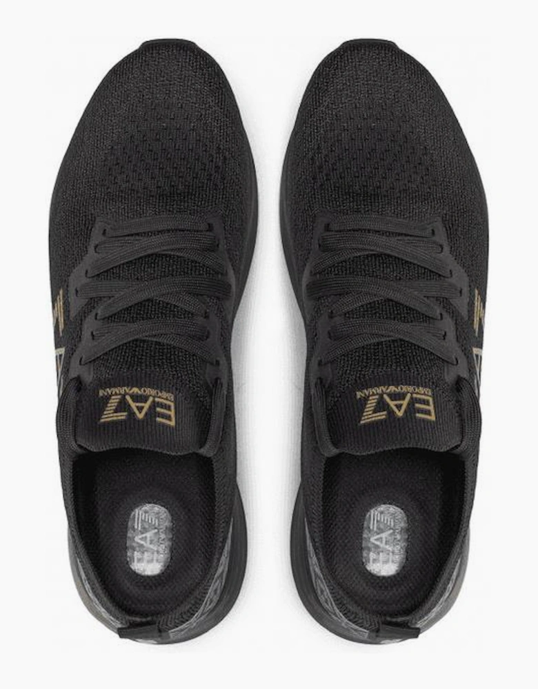Crusher Black/Gold Sneaker Trainer