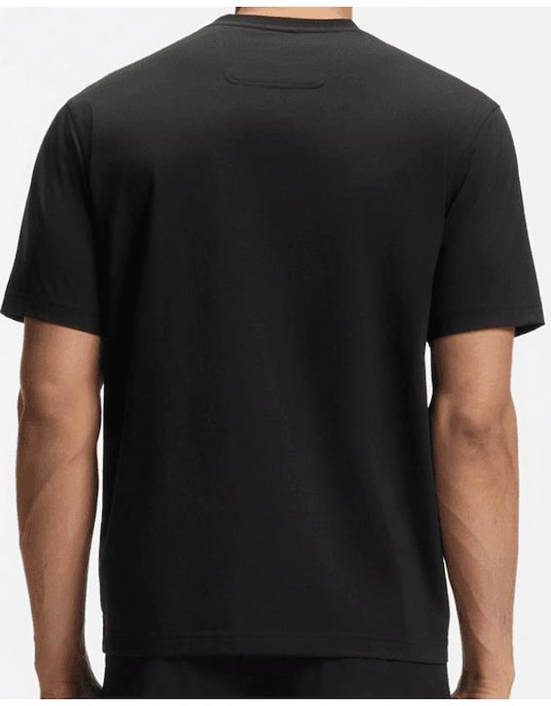 TS_ Globe Graphic Logo Black T-Shirt
