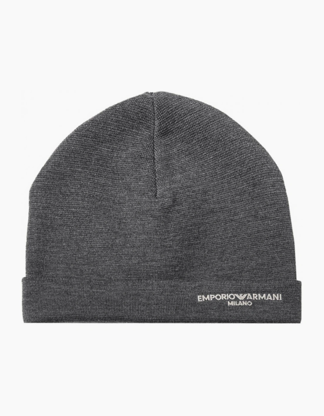 Milano Logo Grey Beanie Hat