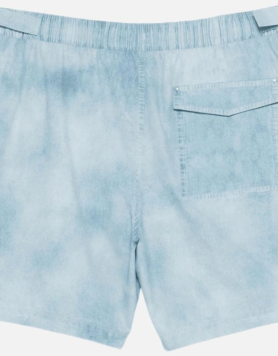 Nylon Metal Logo Blue Hide & Swim Shorts