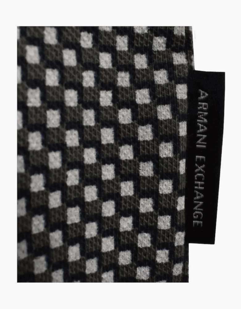 Patterned Navy Polo Shirt