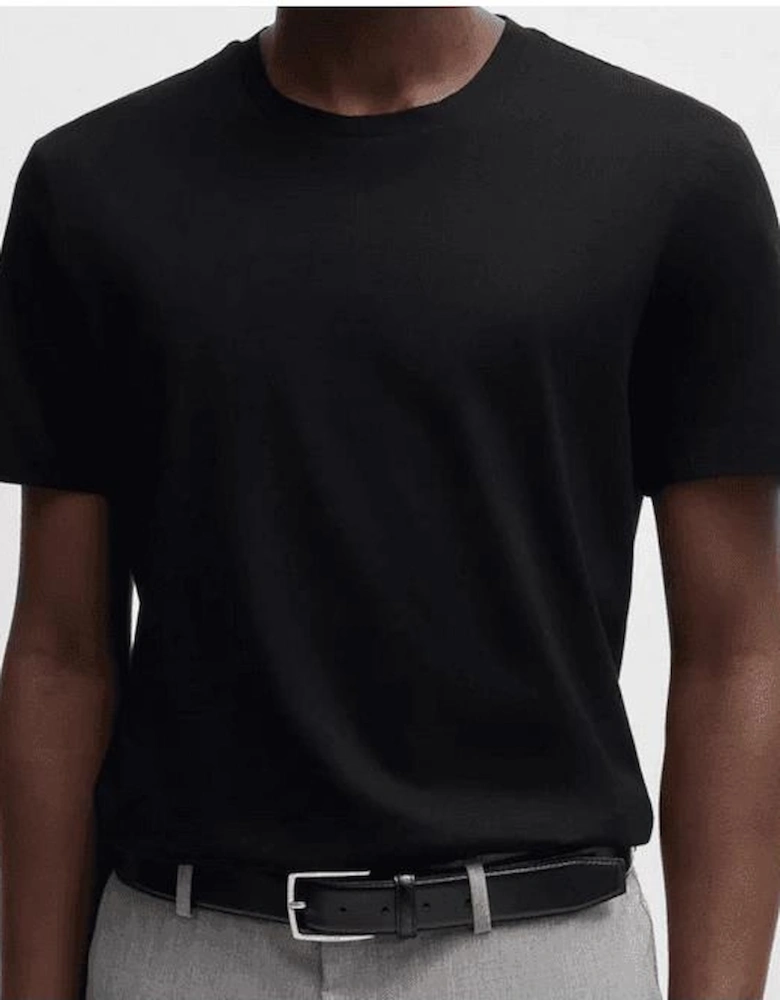 Tessler 150 Slim Fit Black T-Shirt
