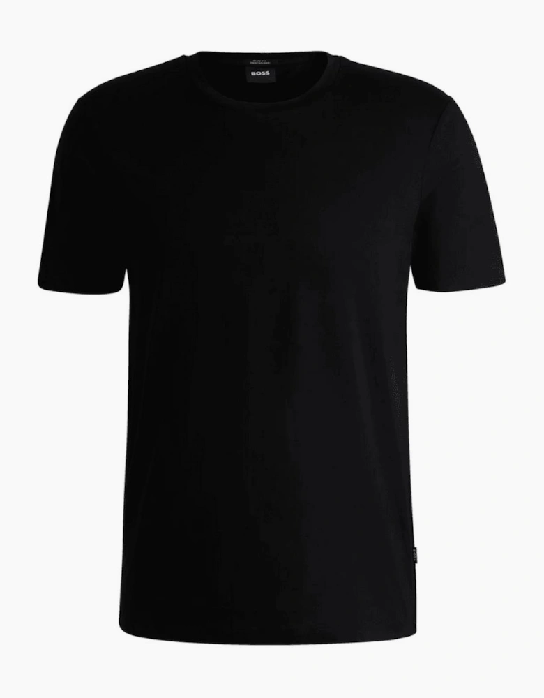 Tessler 150 Slim Fit Black T-Shirt
