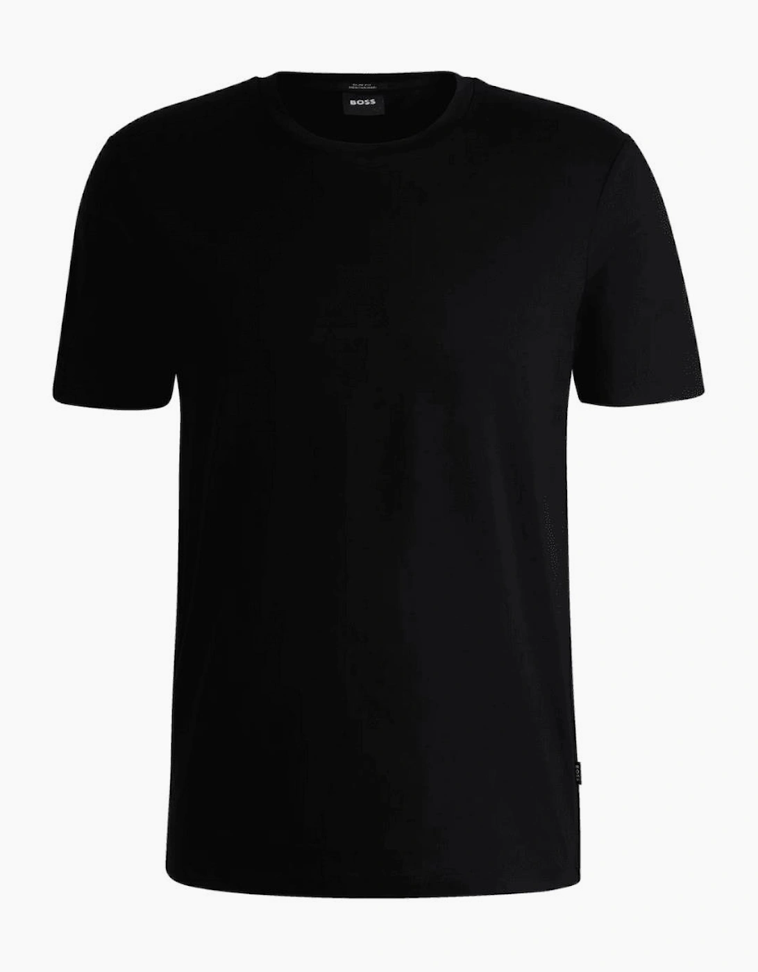 Tessler 150 Slim Fit Black T-Shirt