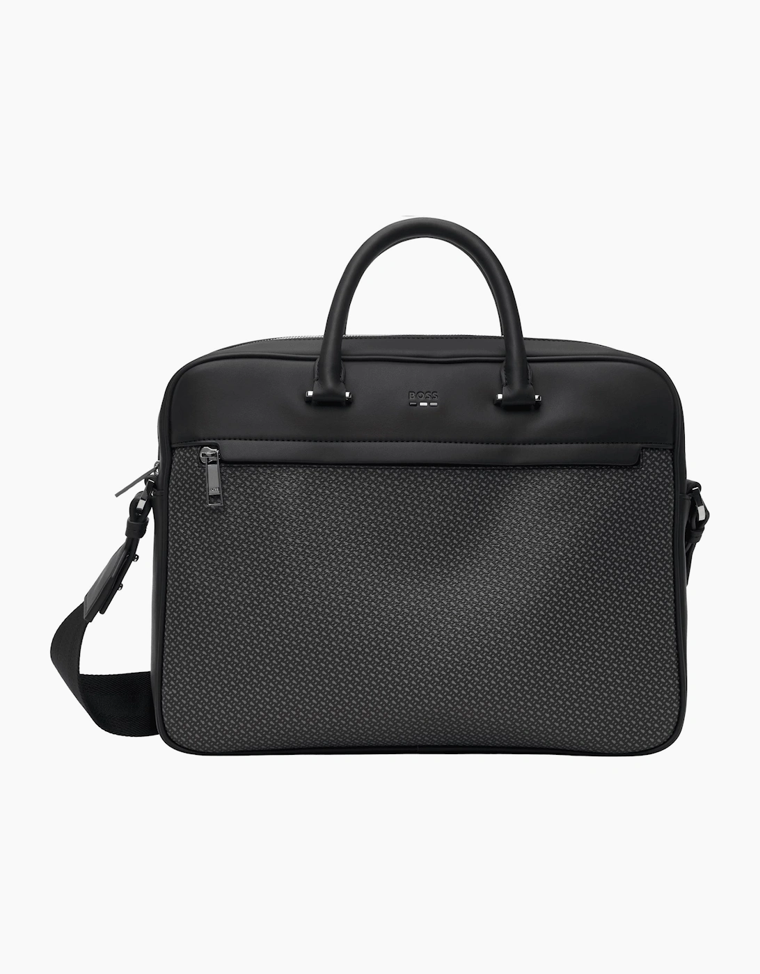 Ray Monogram Synthetic Leather Briefcase