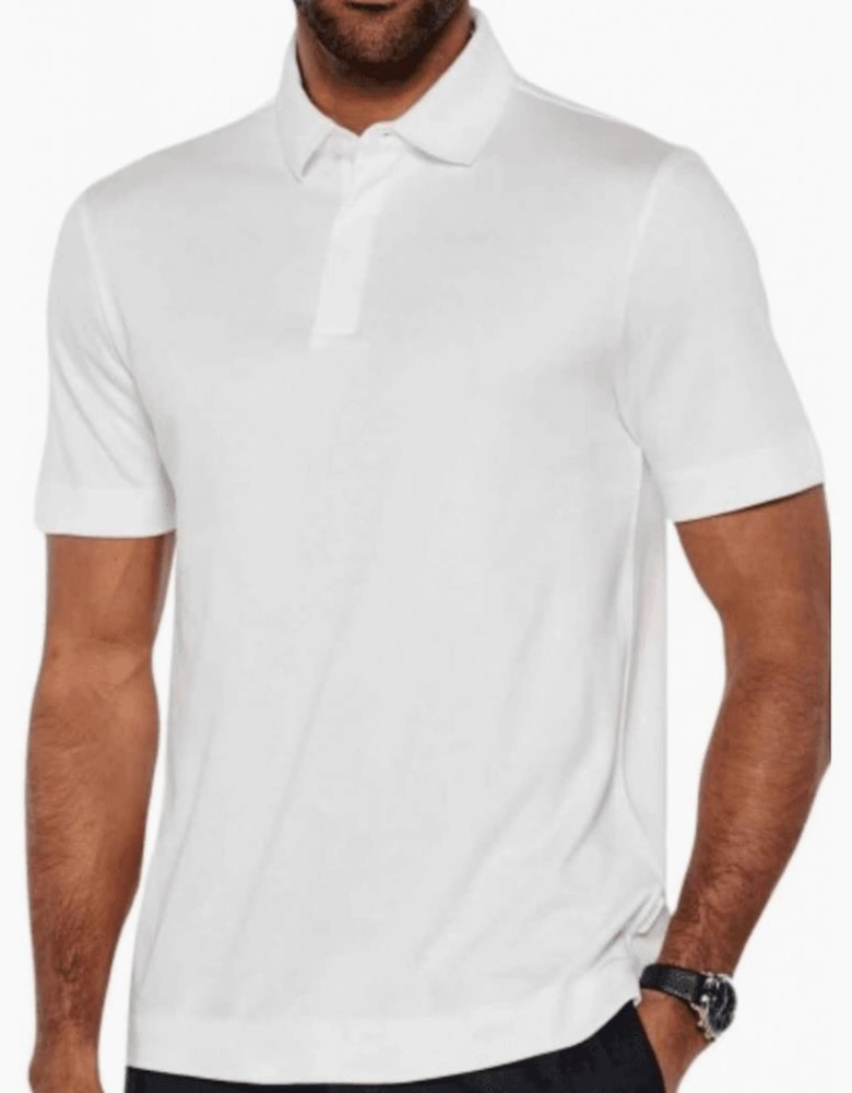 P-Press Slim Fit White Polo Shirt