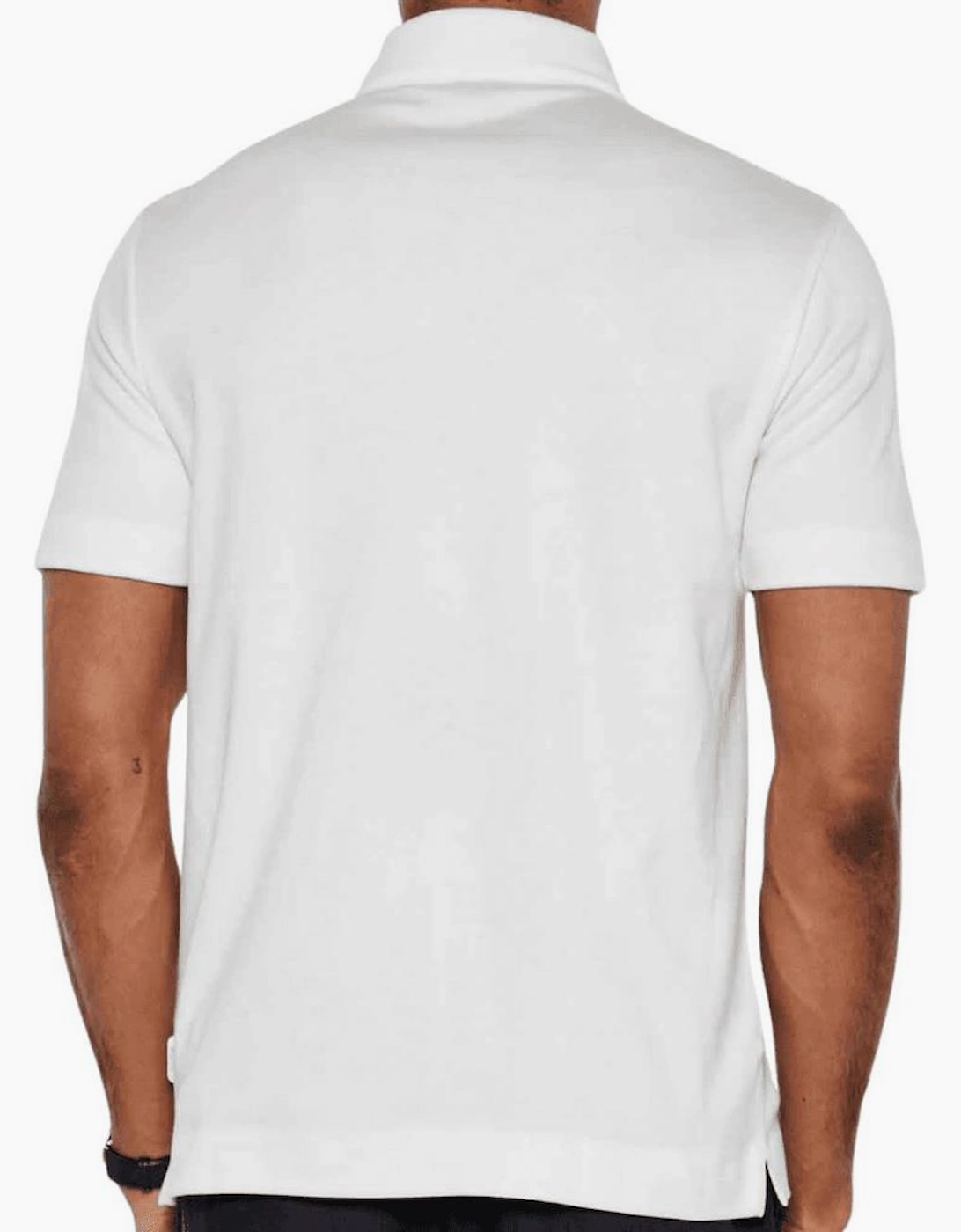 P-Press Slim Fit White Polo Shirt