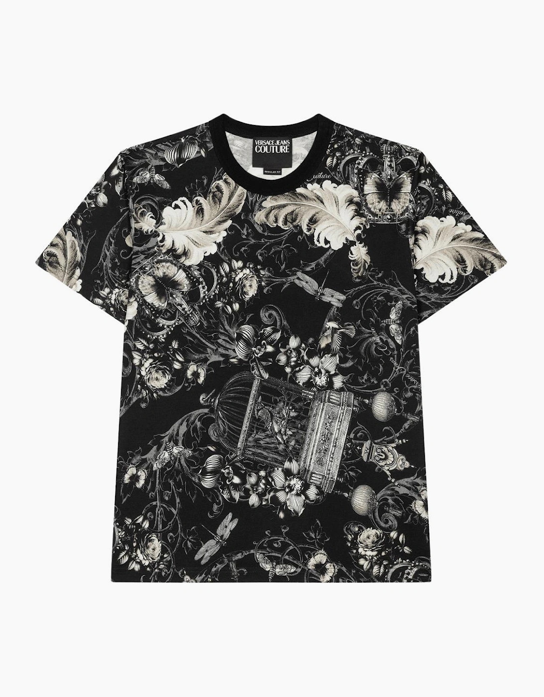 All Over Logo Black/White T-Shirt