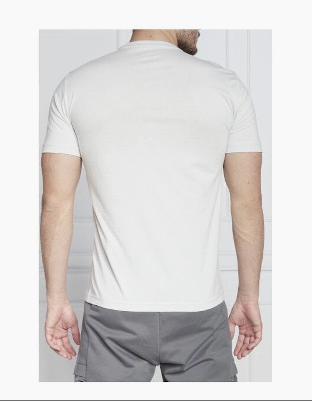 Cotton Logo Oyster Mushroom T-Shirt