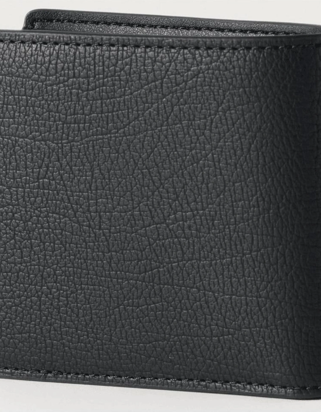 Lewis 4cc Leather Black Coin Wallet