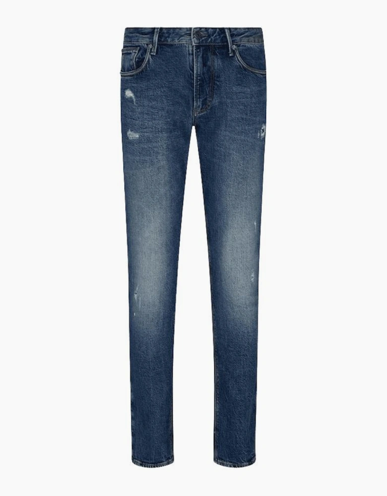 J06 Ripped Blue Slim Fit Jeans