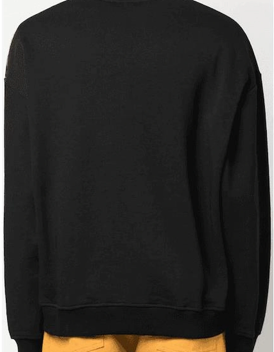 Jungle Cotton Black/Gold Baroque Print Sweatshirt